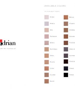 Adrian - Hosiery Basic Collection 2019